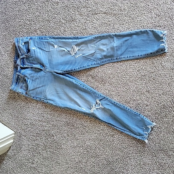 A&F High Rise Skinny Ankle Jeans - Picture 3 of 3